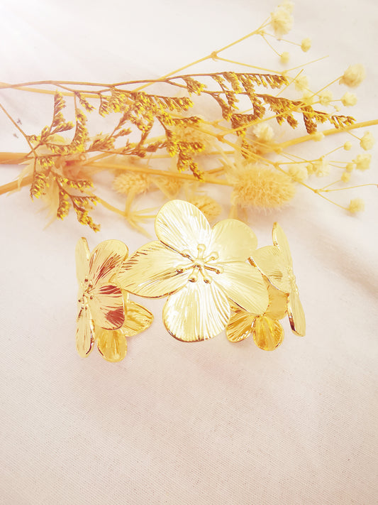 Bijoux de mariée - Manchette Fleurs