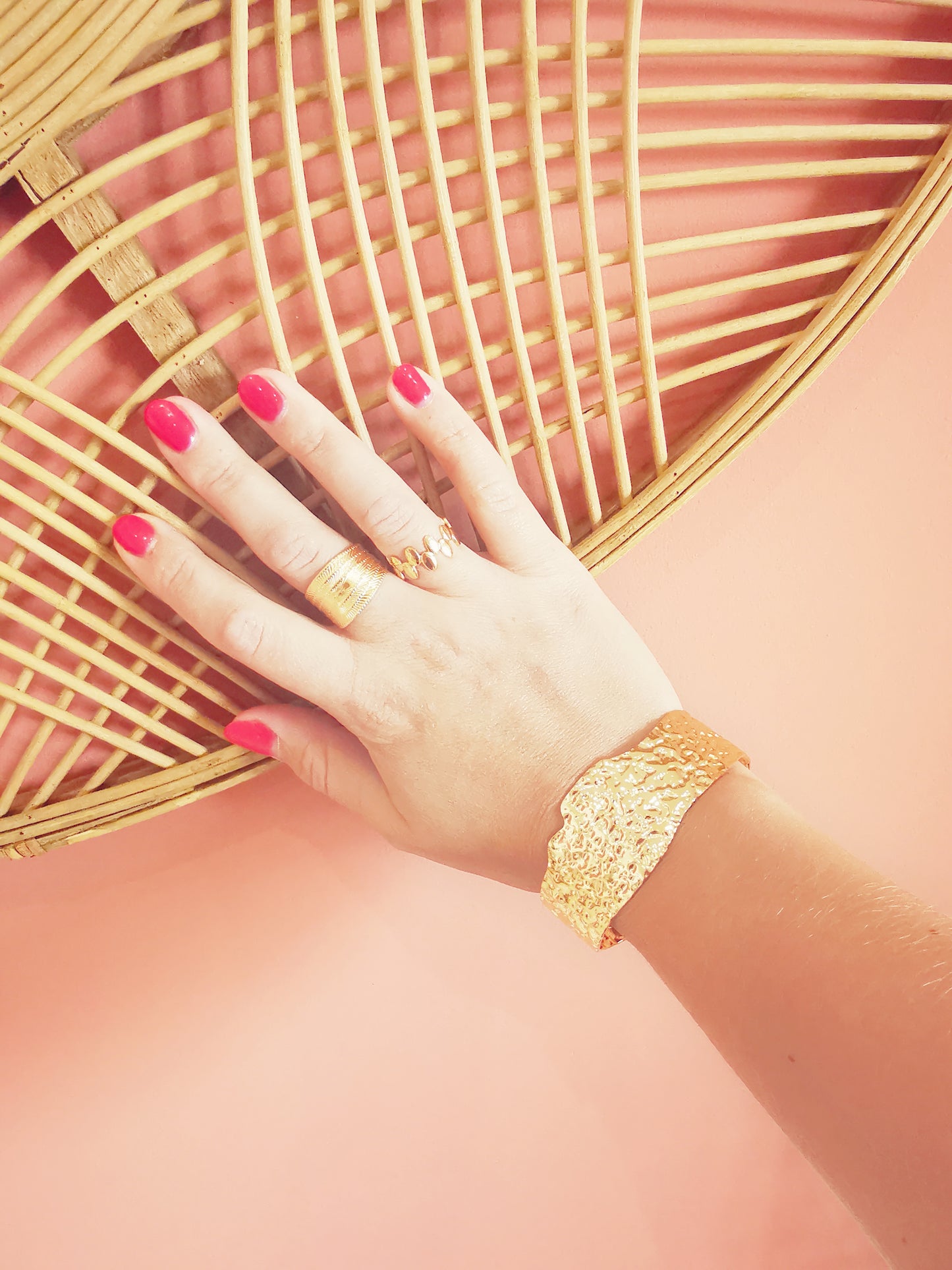 Bracelets Manchette martelée