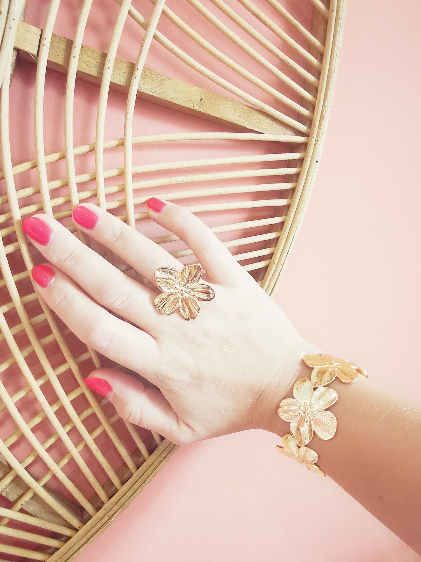 Bracelets Manchette Fleurs