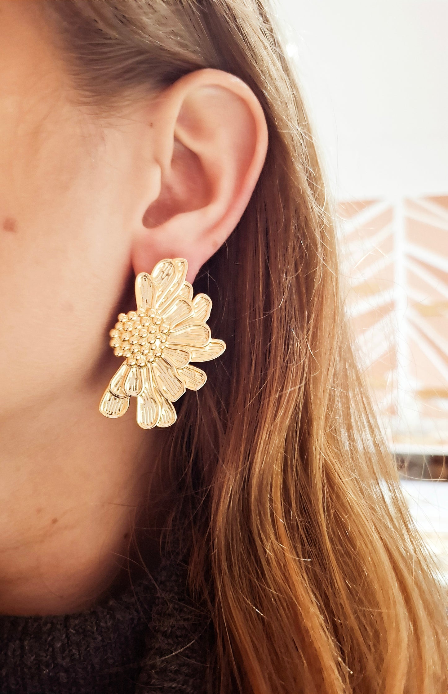 Boucles d'oreilles Marguerite