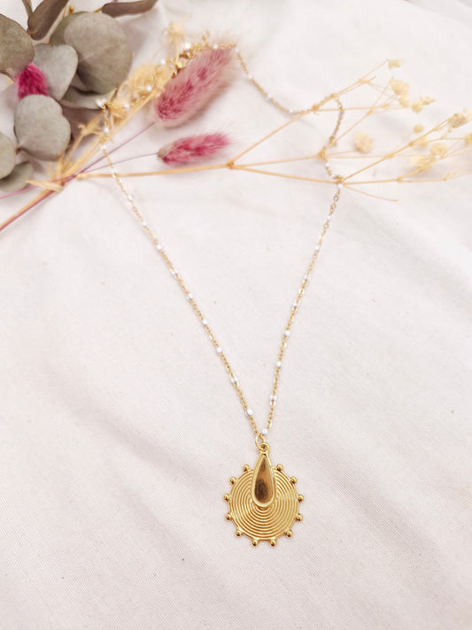 Collier Maxence blanc