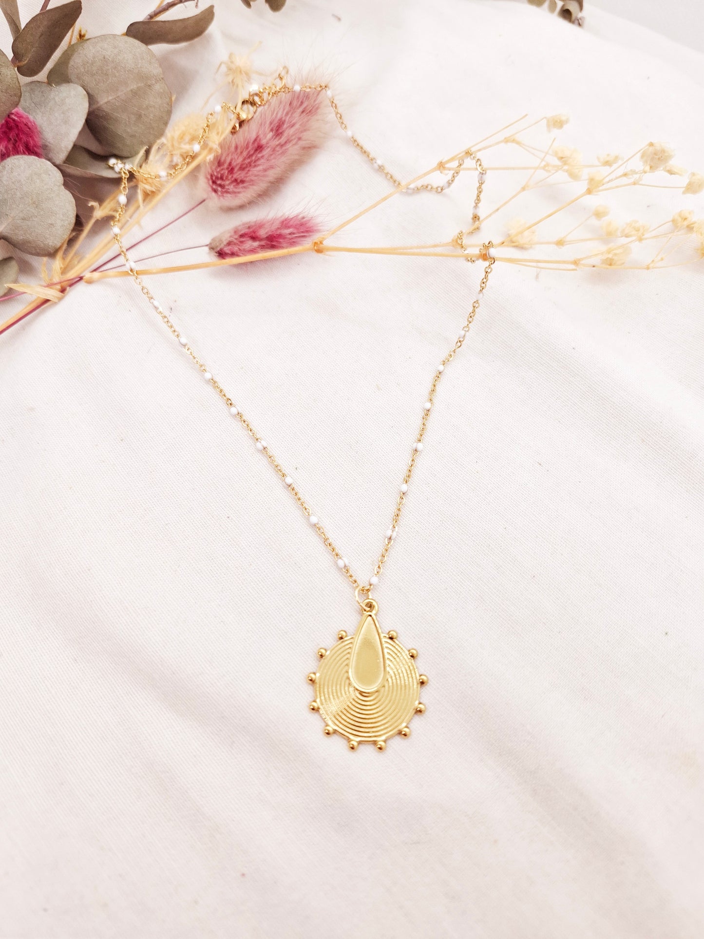 Collier Maxence blanc