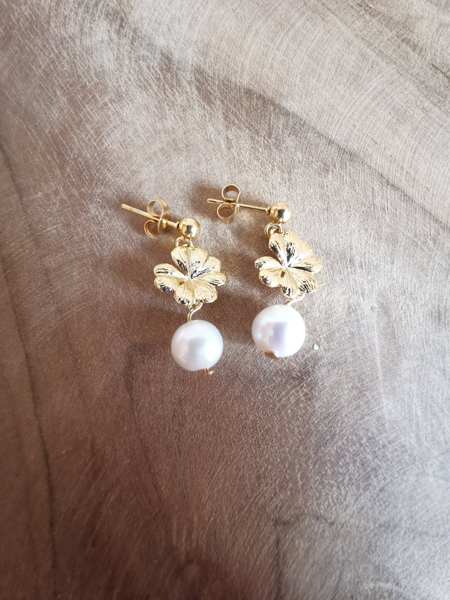 Bijoux de mariée - boucles d'oreilles Yvette