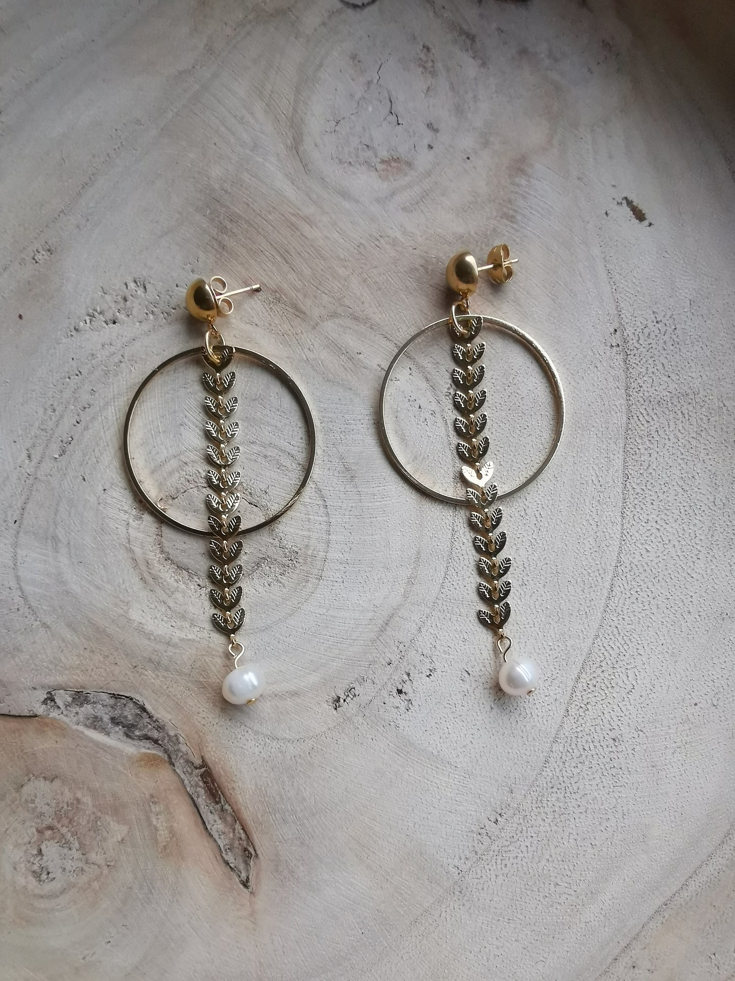 Bijoux de mariée -boucles Eline