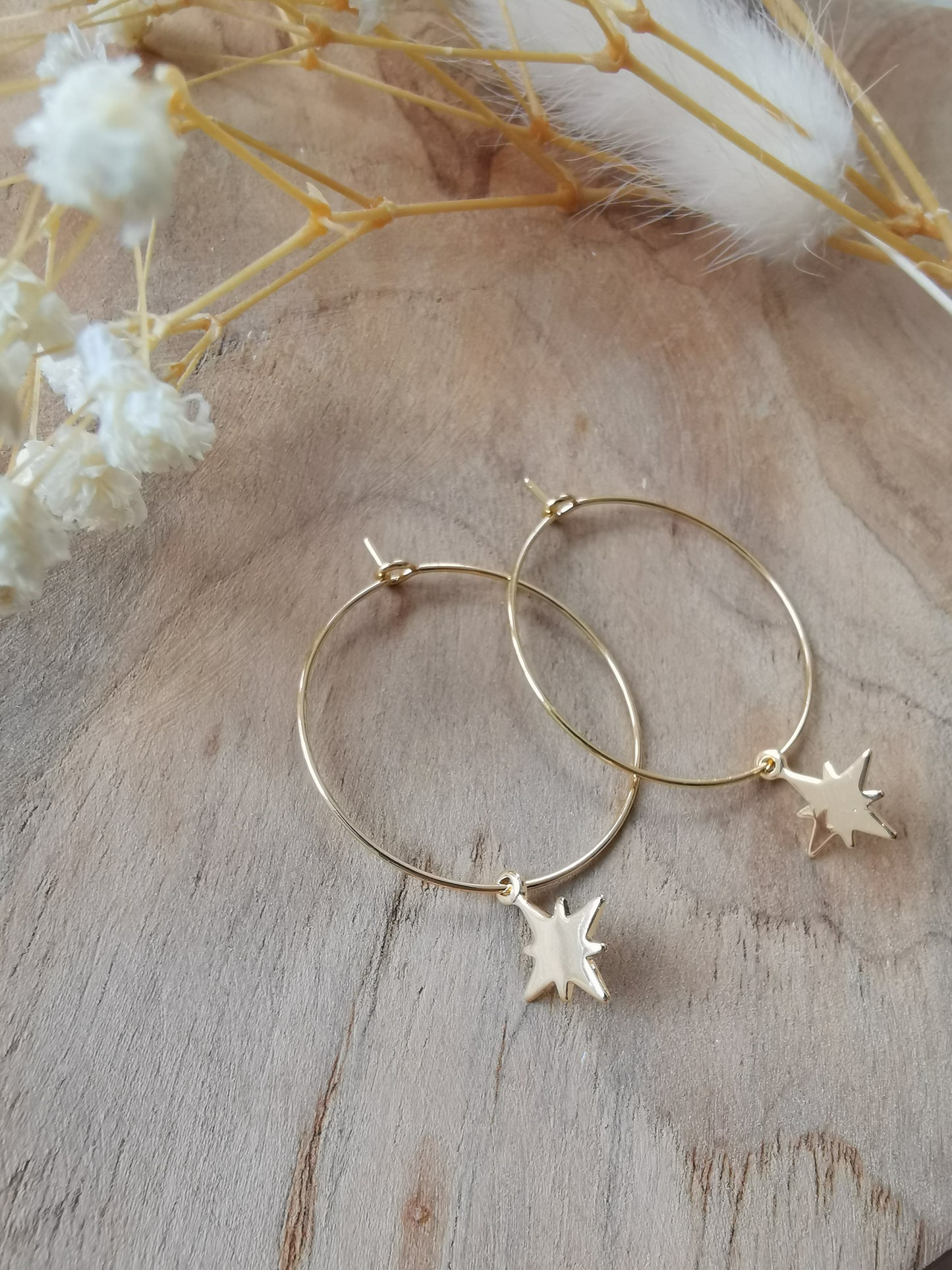 Boucles d'oreilles Etoiles