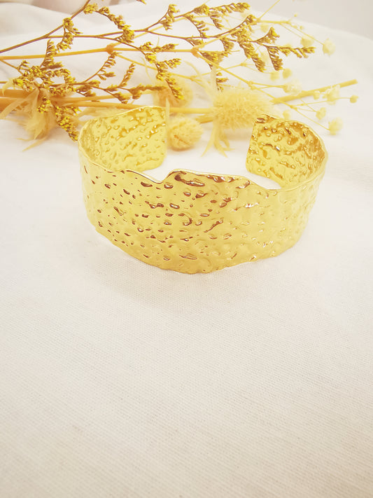 Bracelets Manchette martelée