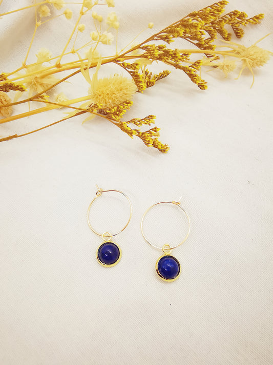 Boucles d'oreilles Meg Lapis Lazuli