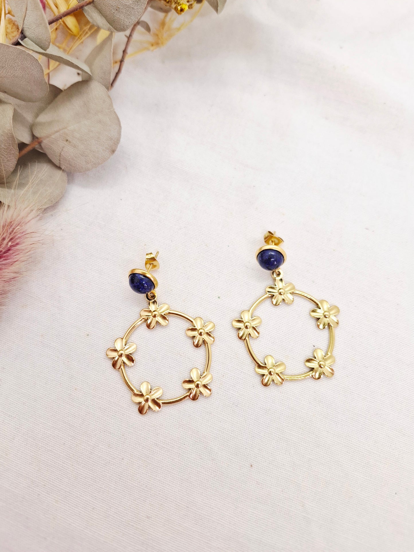 Boucles d'oreilles Albertine