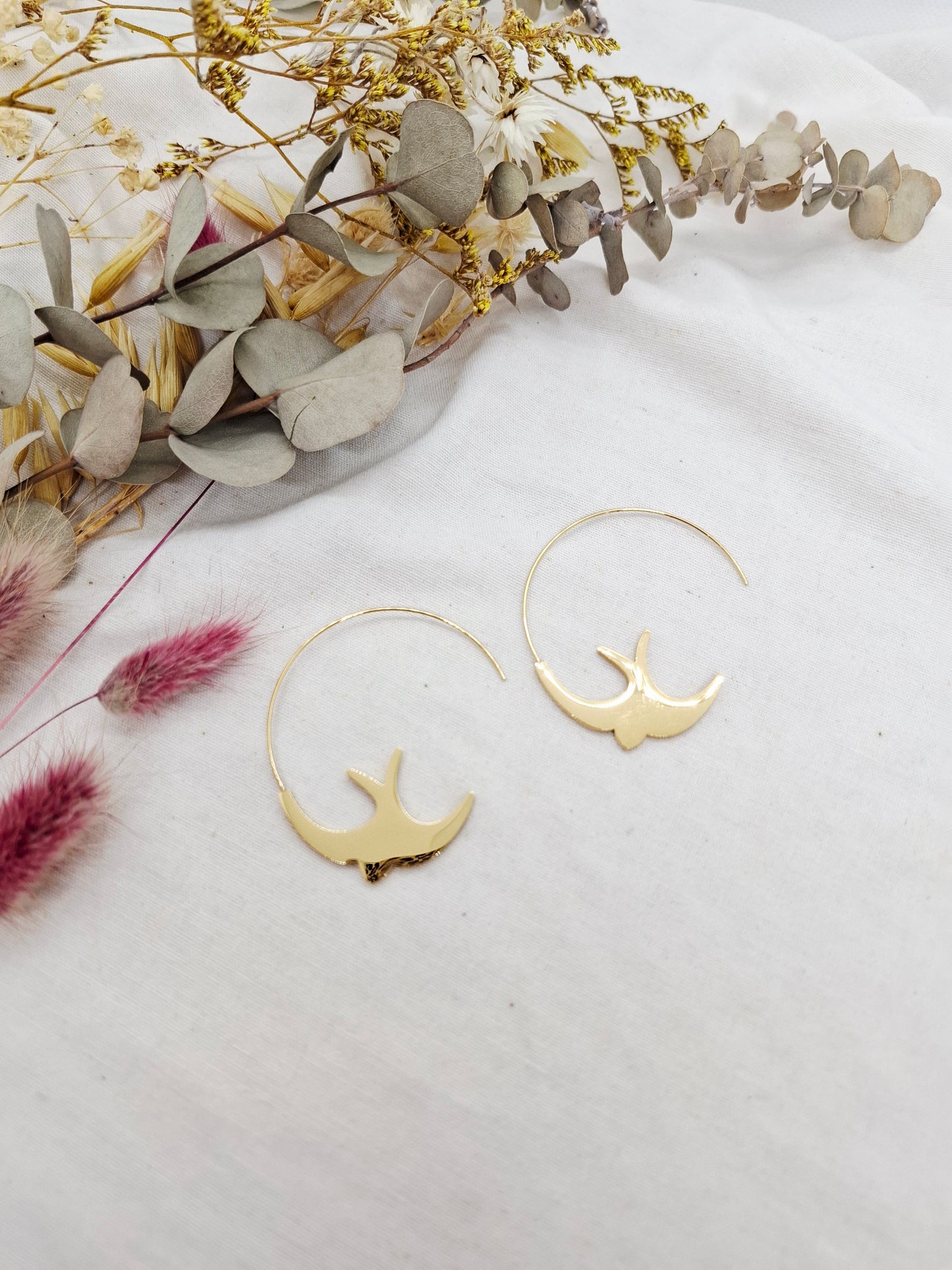 Boucles d'oreilles Hirondelles