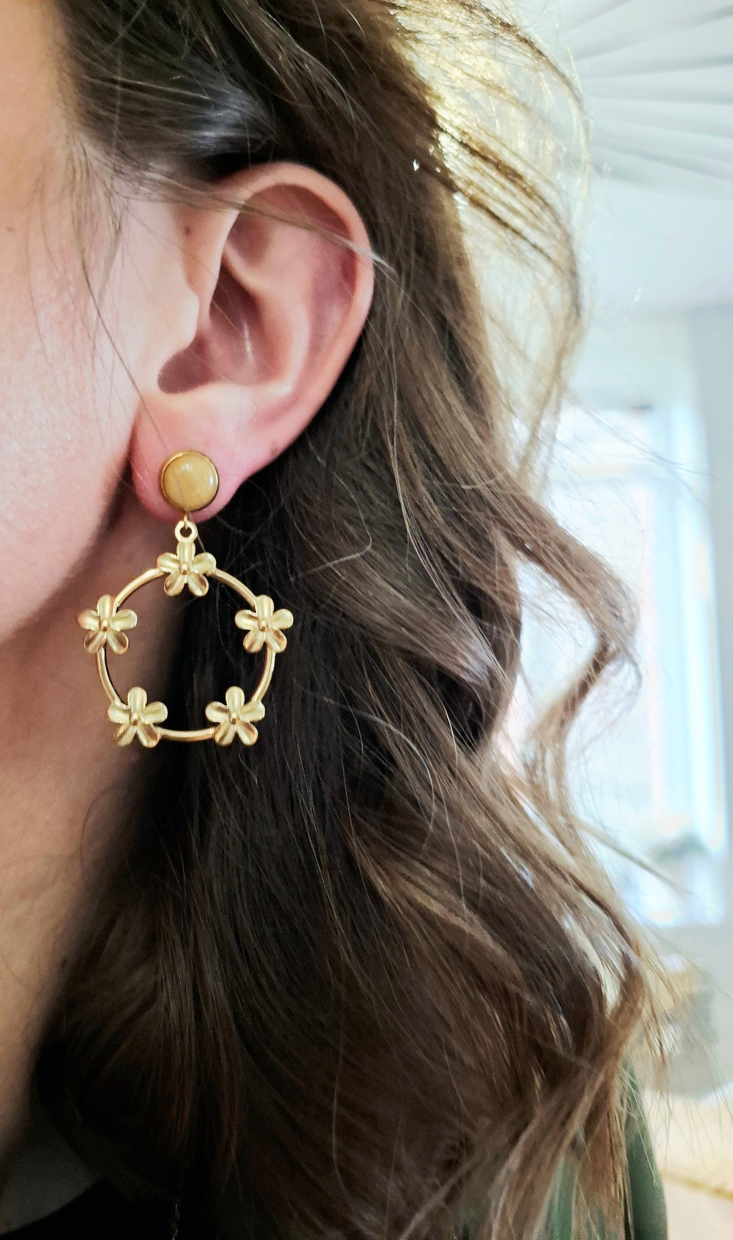 Boucles d'oreilles Albertine