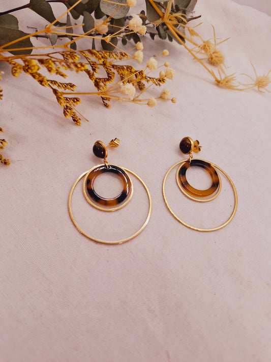 Boucles d'oreilles Camélia