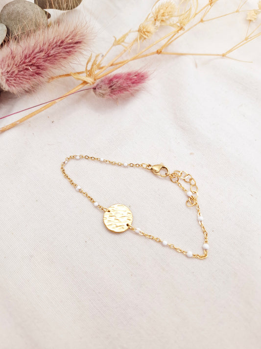 Bracelet Léon blanc