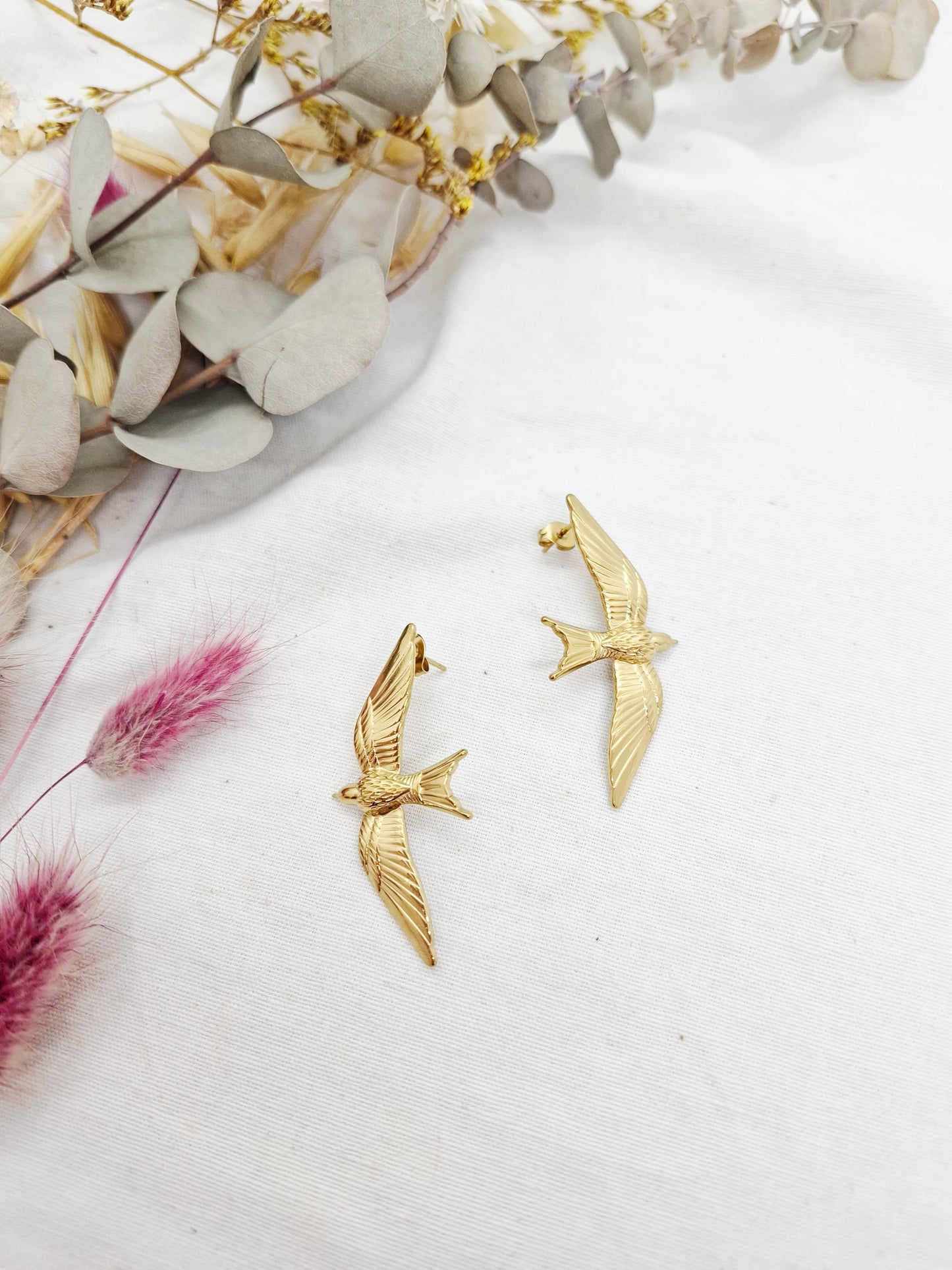 Boucles d'oreilles oiseaux