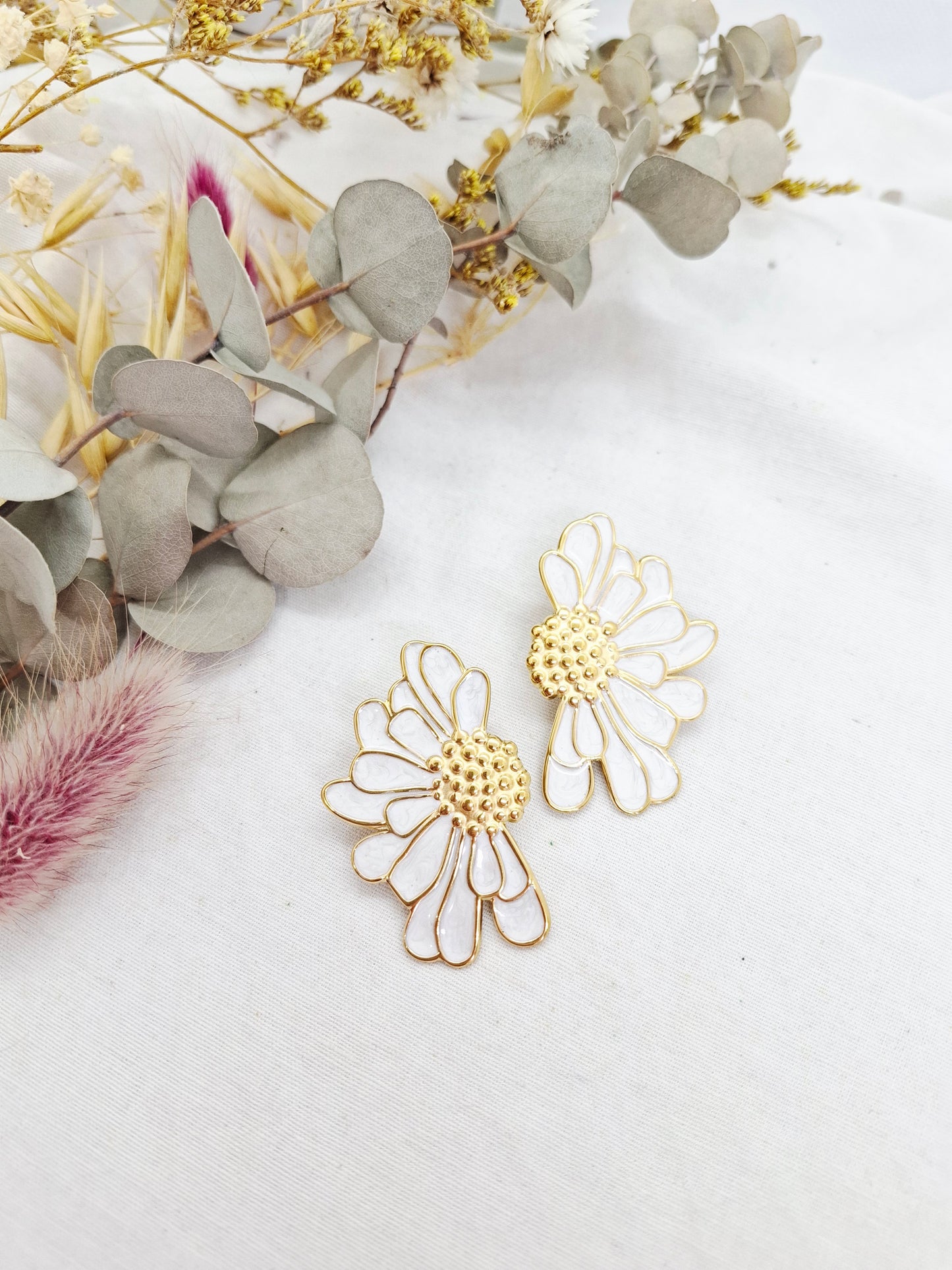 Boucles d'oreilles Fleurs