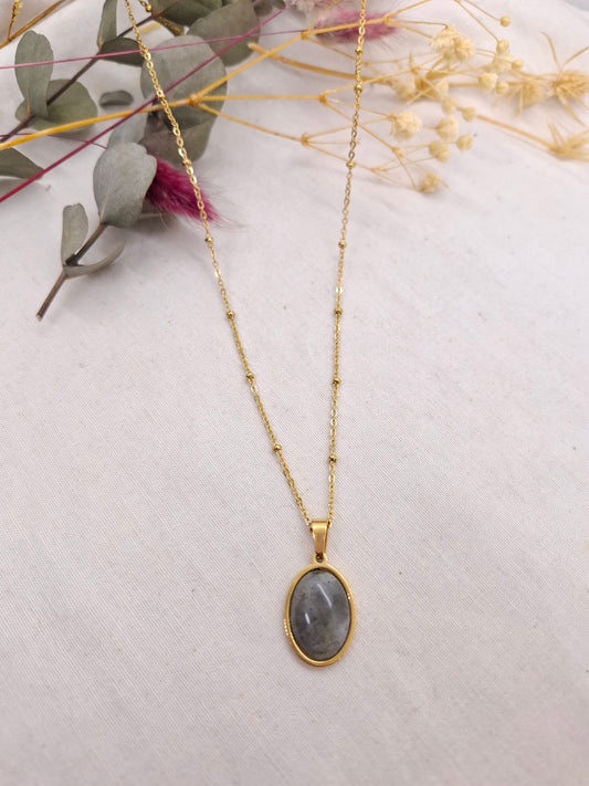 Collier Lou en Labradorite