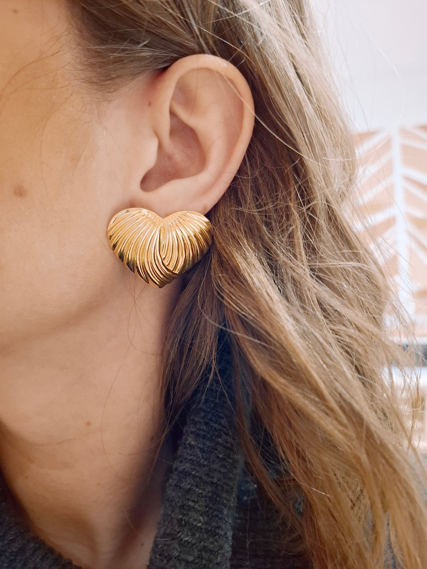 Boucles d'oreilles coeur