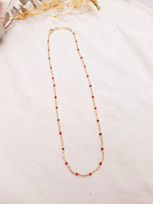 Colliers Julien rouge