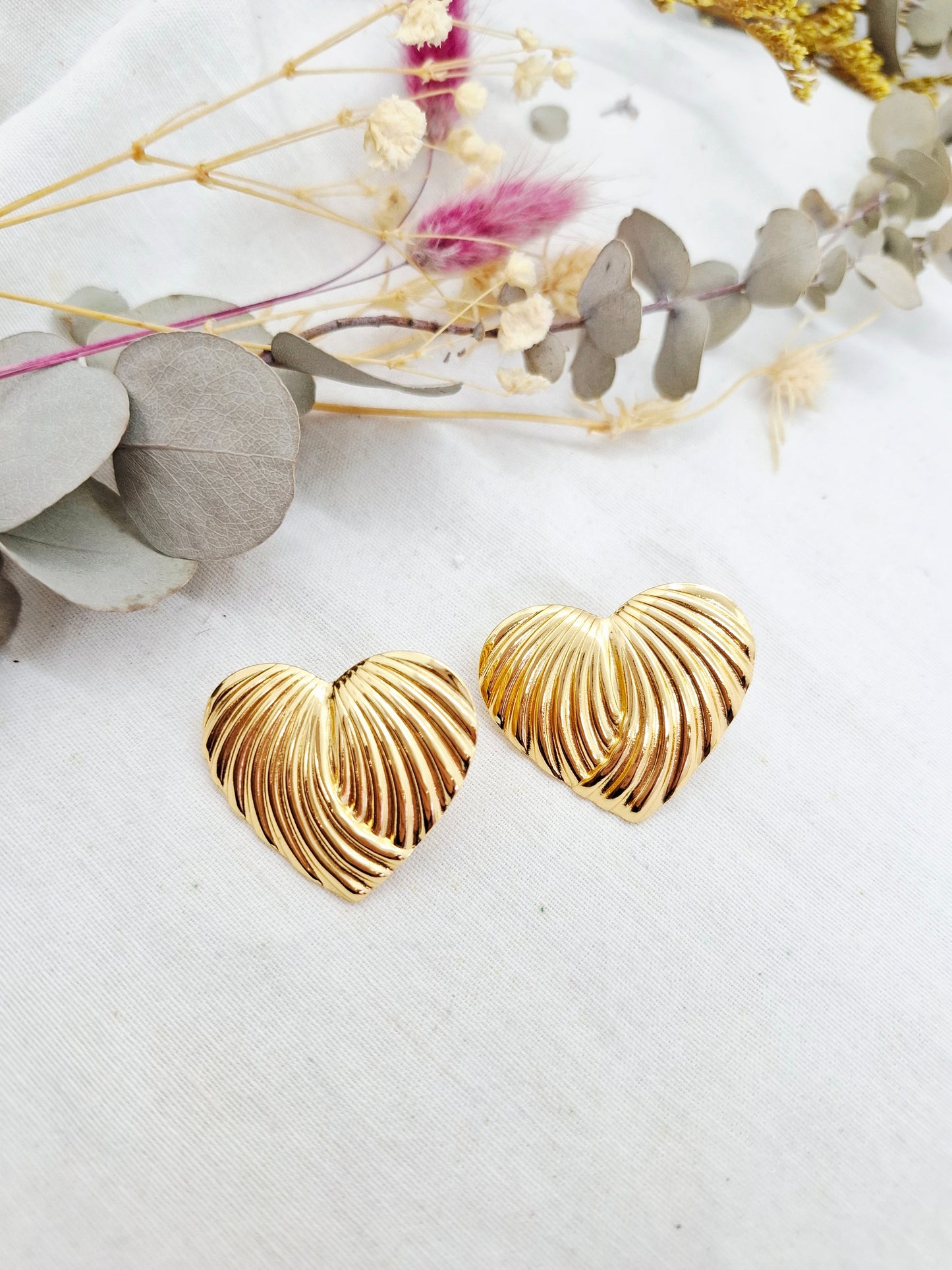 Boucles d'oreilles coeur