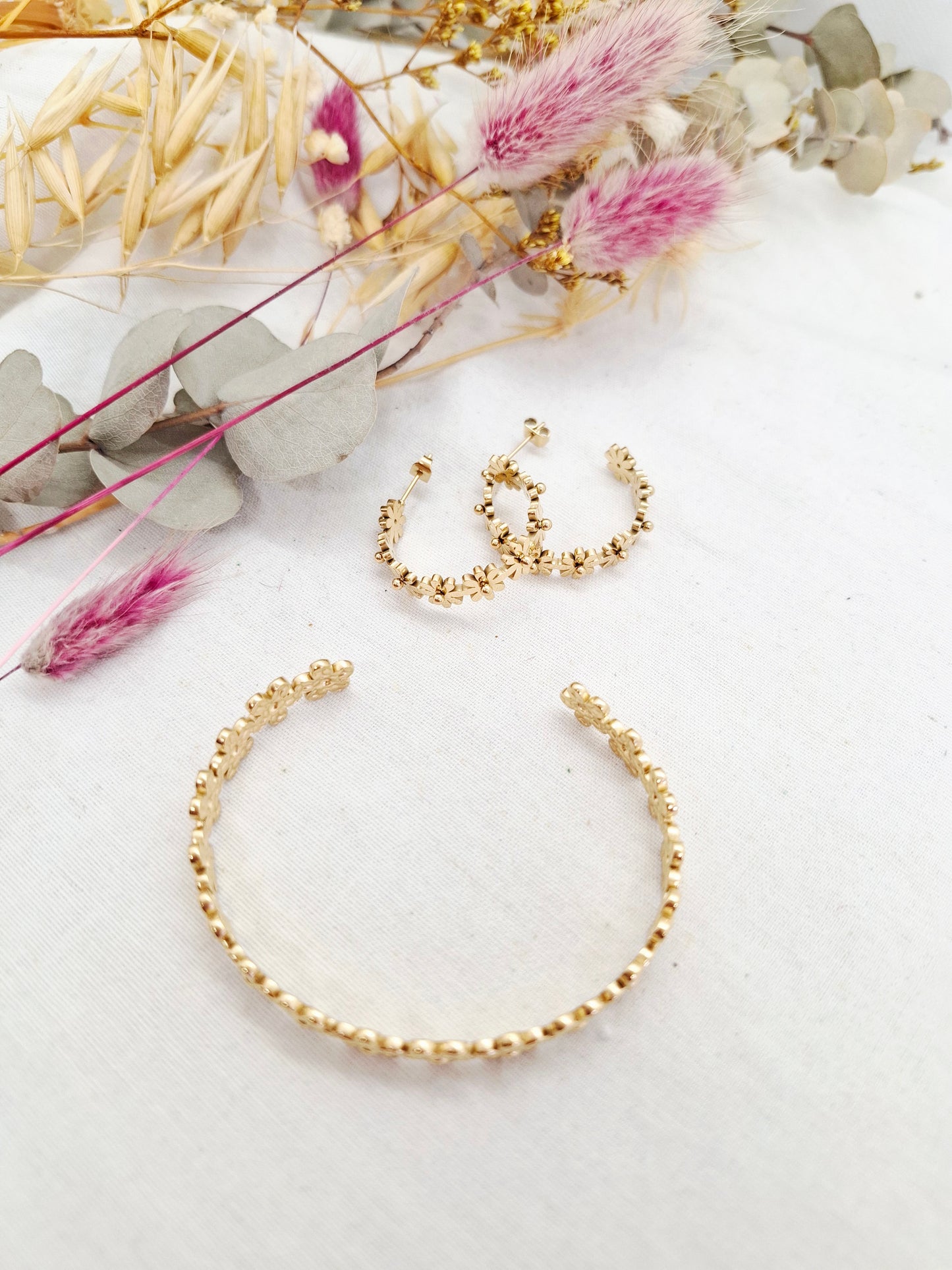 Boucles d'oreilles Marguerites
