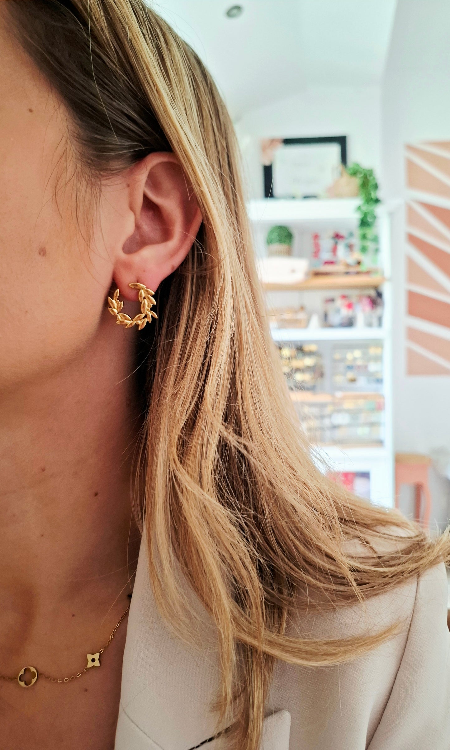 Boucles d'oreilles Cerise