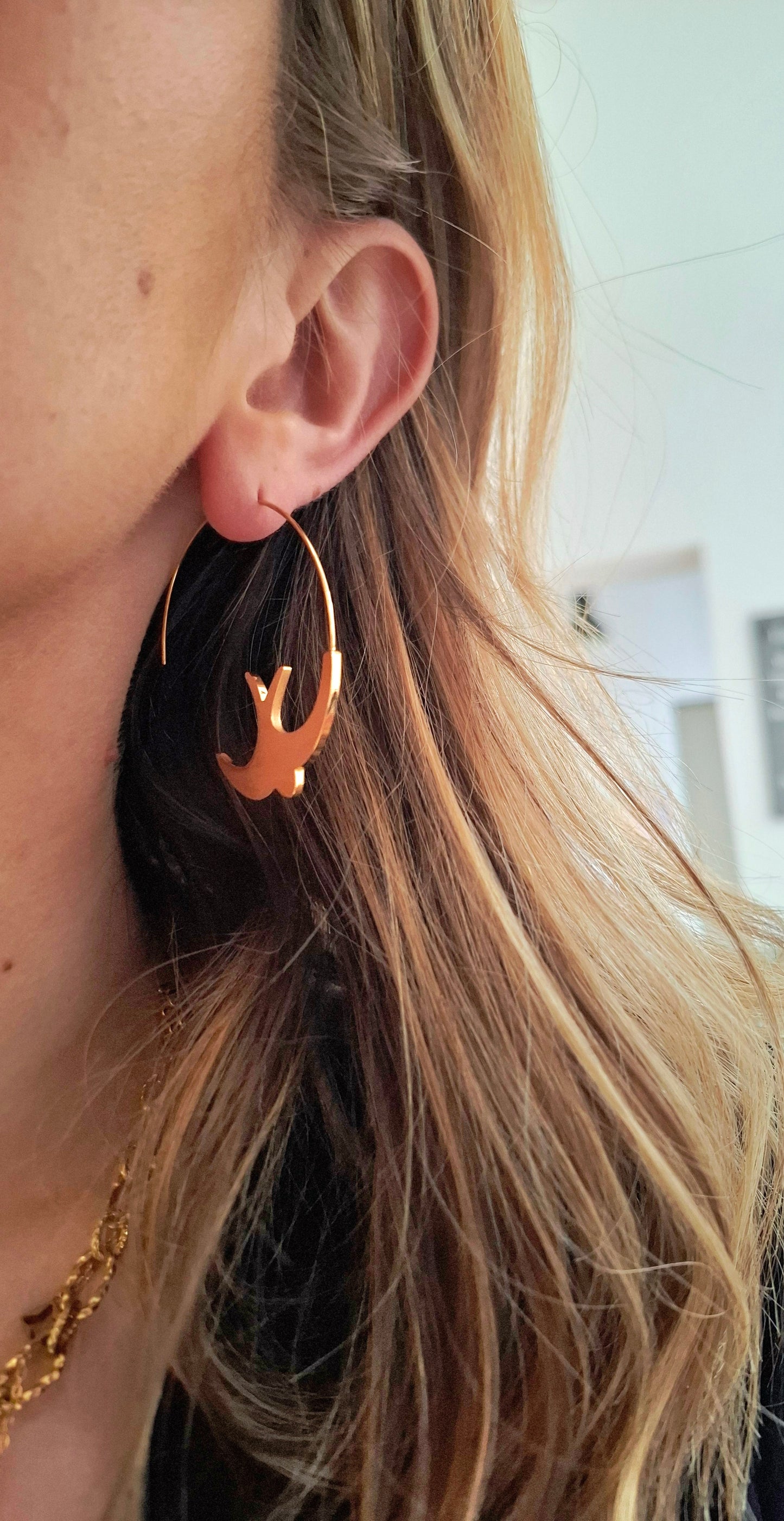 Boucles d'oreilles Hirondelles