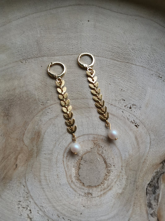 Bijoux de mariée - boucles d'oreilles Séverine