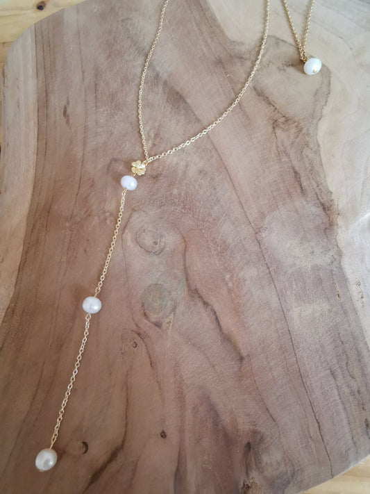 Bijoux de mariée - collier de dos Yvette